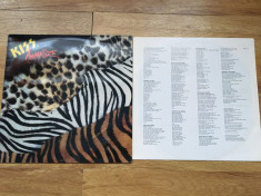KISS - ANIMALIZE (1984,VERTIGO,UK) vinil vinyl foto