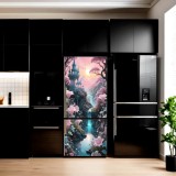 Folie imprimata color pentru decor Frigider, dimensiune 200 x 90cm, model: AVX-FR13, AVEX