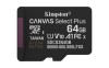 MICROSDXC 64GB SELECT PLUS SDCS3/64GBSP, Kingston