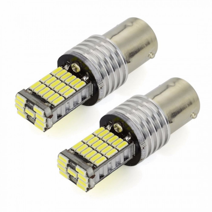 Set 2 Leduri 1156 BA15S P21W Daytime DRL