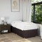 vidaXL Cadru de pat fără saltea, maro &icirc;nchis, 90x190 cm, textil 3284903