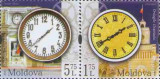 MOLDOVA 2018, Orologii, serie neuzata, MNH