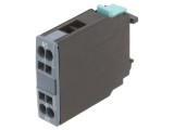 Contact auxiliar frontal Siemens 3RH1921-2CA01, 3 pini NC