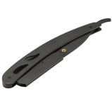 Brici Barbierit Clasic Teox, Otel Inoxidabil, Lame Interschimbabile, Negru, 13cm