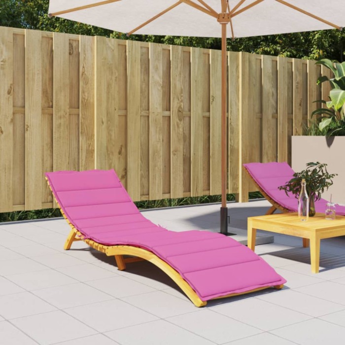 vidaXL Pernă pentru șezlonguri, roz, material Oxford 361448