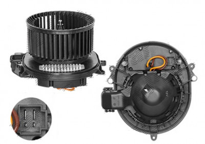 Ventilator habitaclu BMW Seria 1 F20/21, 2011-2019, motor 1.6 D, 2.0 d, diesel, 1.6 T, 2.0 T, 3.0 R6 T, benzina, cu modul de control electronic, cu 4 foto