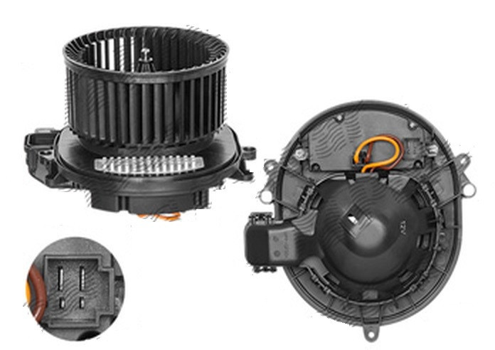 Ventilator habitaclu BMW Seria 1 F20/21, 2011-2019, motor 1.6 D, 2.0 d, diesel, 1.6 T, 2.0 T, 3.0 R6 T, benzina, cu modul de control electronic, cu 4