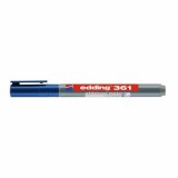 Marker Edding 361 pentru tabla, corp plastic, varf 1mm, albastru