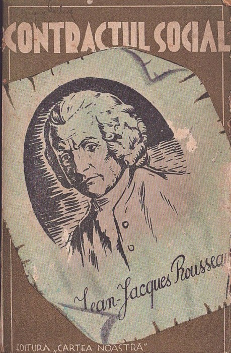 C8662N Despre contractul social, reveriile unui plimbător singuratic de Jean Jacques Rousseau, fără an