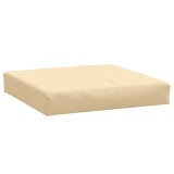 Cumpara ieftin Perna de paleti, melanj bej, 60x60x9,5 cm, material textil