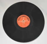 Dorina Draghici si N. Nitescu - S-a inoptat in Cismigiu / Orghestra Gaston Ursu - Serenada - disc ebonita patefon/gramofon Electrecord