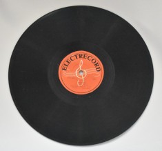 Dorina Draghici si N. Nitescu - S-a inoptat in Cismigiu / Orghestra Gaston Ursu - Serenada - disc ebonita patefon/gramofon Electrecord