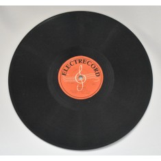 Dorina Draghici si N. Nitescu - S-a inoptat in Cismigiu / Orghestra Gaston Ursu - Serenada - disc ebonita patefon/gramofon Electrecord