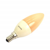 Cumpara ieftin Bec economic lumanare Philips, B38, 4W, Clasa A, lumina calda