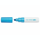 Cumpara ieftin Marker cu vopsea Pilot Pintor 8.0 mm varf tesit Albastru Metalizat