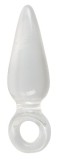 Plug anal transparent cu forma conică Finger Plug