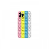 Husa iPhone 12 Pro Lemontti Heart Pop it Multicolor 2