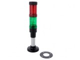Coloană de Semnalizare LED Roşie/Verde 24VDC ECO40-Q02