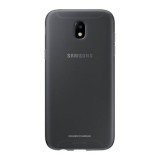 Cumpara ieftin Pachet Folie Sticla + Husa Originala Samsung J5 2017 Jelly Cover EF-AJ530TBEGWW, Negru