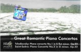 Casetă audio Pyotr Ilyich Tchaikovsky / Camille Saint-Sa&euml;ns &ndash; Romantic Piano Concertos, originală