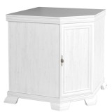 Comoda living VMN1, o usa, o polita, Alb Antichizat, 75 x 75 x 97 cm