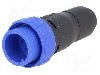 Conector circular, tata, 10 pini, BULGIN - PX0410/10P/6065