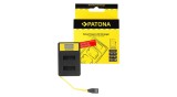 PATONA &Icirc;ncărcător USB Smart Dual LCD Canon NB-13L PowerShot G5 X G5X G7 X G7 X - Patona