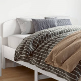 Tablie de pat, alb, 160 cm, lemn masiv de pin GartenMobel Dekor, vidaXL