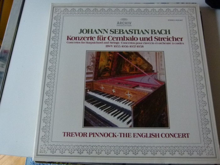 Concert pt. clavecin - Bach , vinil