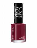 Lac de unghii 60 Seconds Shine 340 Berries and Cream, 8 ml, Rimmel London