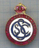 AX 323 INSIGNA BOWLING -CIVIL SERVICE BOWLING ASSOCIATION -MAREA BRITANIE