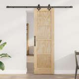 Ușă glisantă cu set de accesorii 61x198.5 cm Lemn masiv de pin