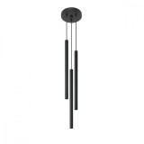 Lampă suspendată PASTELO 3P negru, Sollux Lighting