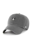 47 brand șapcă de baseball din bumbac Dog Base Runner Icon culoarea gri, neted, XX-BSRIC284GWS-CCB