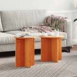Cumpara ieftin Masă de cafea 2 pcs Maro ceruit 41.5 x 41.5 x 41 cm