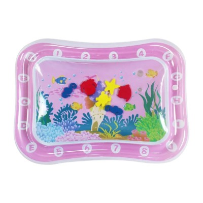 Saltea cu apa, centru de activitati pentru bebelusi, joaca interactiva, JustZEN Pink foto