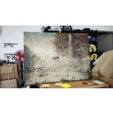 Tablou pictat audus din germania 80 X 60cm #han