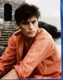 ALAIN DELON ,FOTOGRAFIE VECHE FORMAT: 200 X 160 mm./stare foarte buna