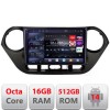 Navigatie Hyundai I10 2013-2019 Edotec Kit-HY38 8 core QLED 2K 16+512 360 Android Waze USB Navigatie Internet Youtube Radio CarStore Technology