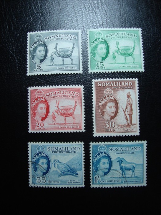 SOMALILAND PROTECTORATE ELISABETA II