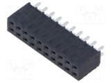 Conector şiruri pini mamă 14 pini 2,54mm aurit THT SAMTEC