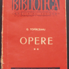 Volum - Carti ( 1075 ) - OPERE - George Toparceanu ( A1 )
