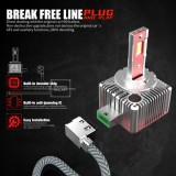 Set de 2 becuri conversie led Xentech Light X20 D1S D3S D8S 100% plug and play 35W