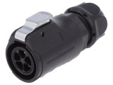 Mufă Circulară 5 Pin Aurită 12A 20mm
