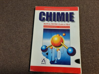 CHIMIE MANUAL PENTRU CLASA A 7-A - Cornelia Gheorghiu foto