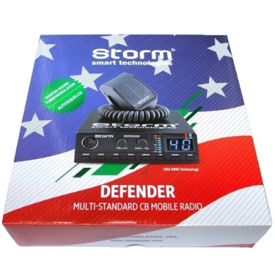 Statie Radio CB STORM Defender 15 + Antena Radio CB ML70 cu Magnet 145PL foto