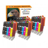 Set 20 cartuse compatibile Canon PGI-550XL / CLI-551XL capacitate