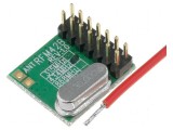 Emițător RF FM FSK 433,92MHz - 20dBm THT 1,8&divide;3,6VDC