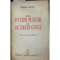 DELA PETRU MAIOR LA OCTAVIAN GOGA - dedicatie!!!