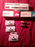 Stilou Tehnic Rotring Isograph Germania cu 5 varfuri : 1,6 , 0,2 , 0,3 si 2x0,25mm si 2rezervoare cerneala 0,23ml albastru si rosu , anii '80